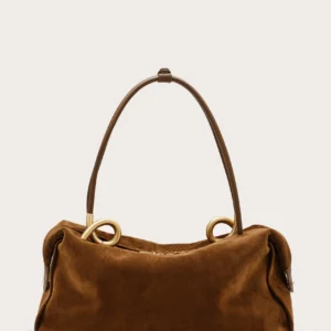 Wide satchel silhouette